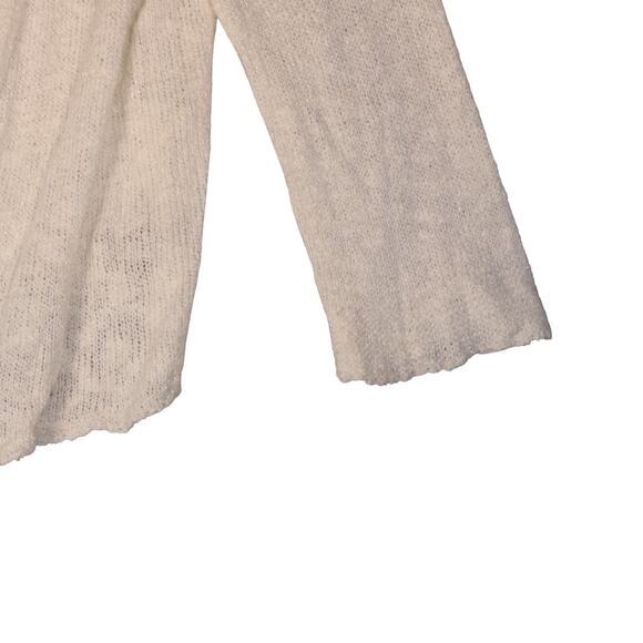 Alexandra Oak Cardigan Sweater Womens XXL Ivory Lightweight Semi Sheer Career - Picture 4 of 10